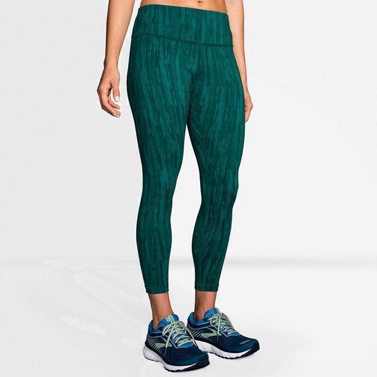 Brooks Formation Australia - Women's Running Leggings - Green (983761-RDT)